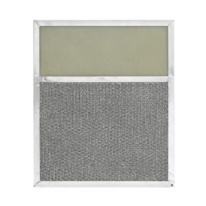 RLF1001 Aluminum Grease Filter with Light Lens, 10 X 11-7/8 X 3/32, 4" Lens