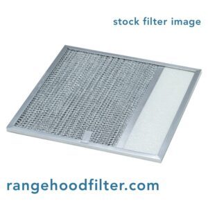 Range Hood Filters Inc - Rangaire 610049 Aluminum Grease Range Hood Filter Replacement Fits Rangaire Models 210, 220, PM22-140, PM25-140, 90026WH, PM25-100 - rangehood_microwave_filters_rlp_combo_aluminum_carbon_grease_and_odor_filter_rectangle_shape_with_light_lens_stock_image.jpg