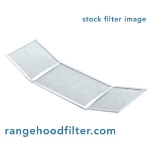 Range Hood Filters Inc - Thermador 19-19-266 Aluminum Grease Range Hood Filter Replacement - rangehood_microwave_filters_rwf_aluminum_grease_filter_wing_shape_stock_image.jpg