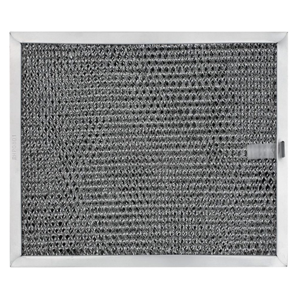 RHP0801 Aluminum/Carbon Grease and Odor Filter, 8 X 9-1/2 X 15/32, with Pull Tab
