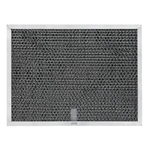 RHP0802 Aluminum/Carbon Grease and Odor Filter for Non-Ducted Range Hood or Microwave Oven | with Pull Tab