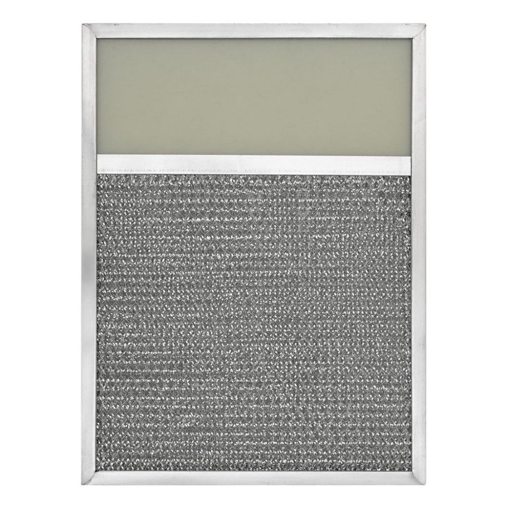 RLF0901 Aluminum Grease Filter with Light Lens, 9 X 12 X 5/16, with 3-1/2" Lens