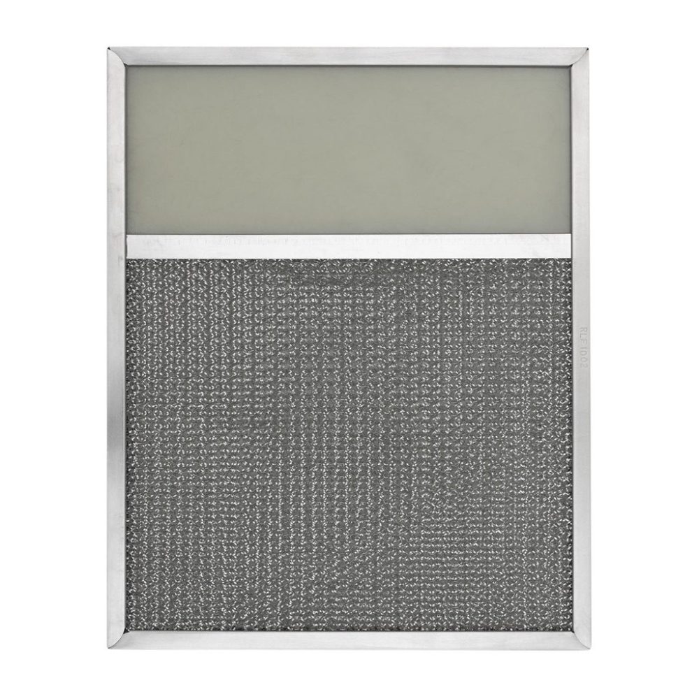 RLF1002 Aluminum Grease Filter with Light Lens, 10 X 12-1/2 X 3/8, 4" Lens