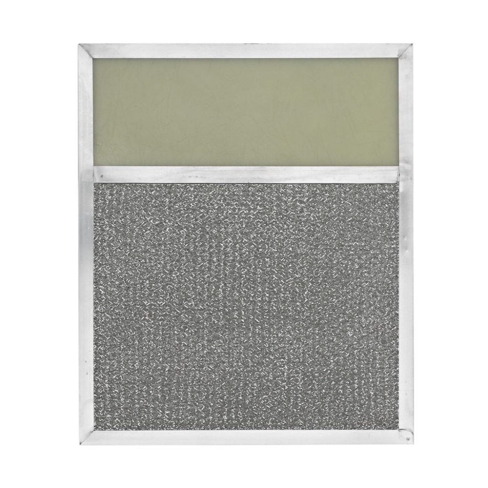 RLF1017 Aluminum Grease Filter with Light Lens, 10 X 12 X 3/32, 4" Lens