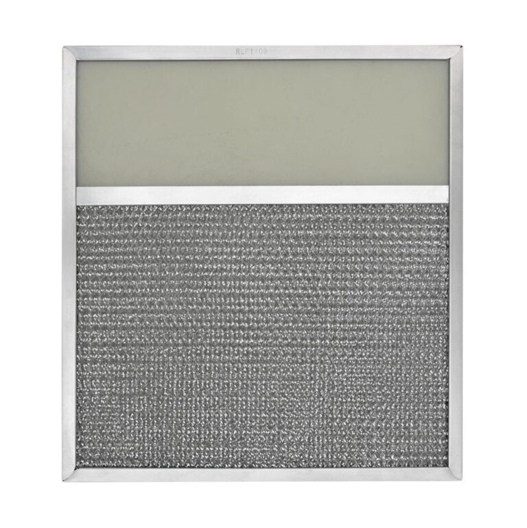 RLF1109 Aluminum Grease Filter with Light Lens, 11 X 12 X 3/8, 4" Lens