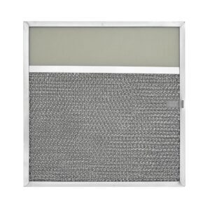 RLF1114 Aluminum Grease Filter with Light Lens for Ducted Range Hood | 3-1/4″ Lens with Pull Tab