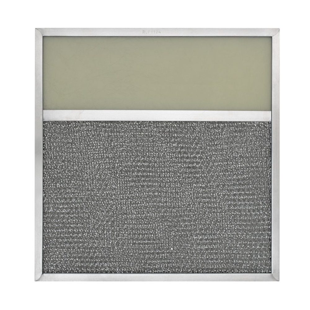 RLF1124 Aluminum Grease Filter with Light Lens, 11-1/2 X 11-7/8 X 3/8, 4" Lens