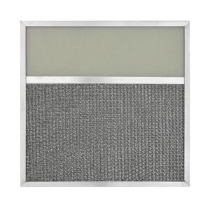 RLF1125 Aluminum Grease Filter with Light Lens for Ducted Range Hood | 4″ Lens