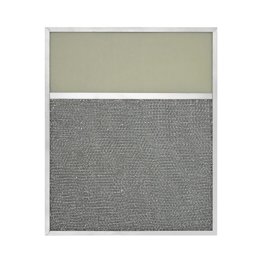 RLF1401 Aluminum Grease Filter with Light Lens, 14 X 17 X 3/8, 5-1/2" Lens