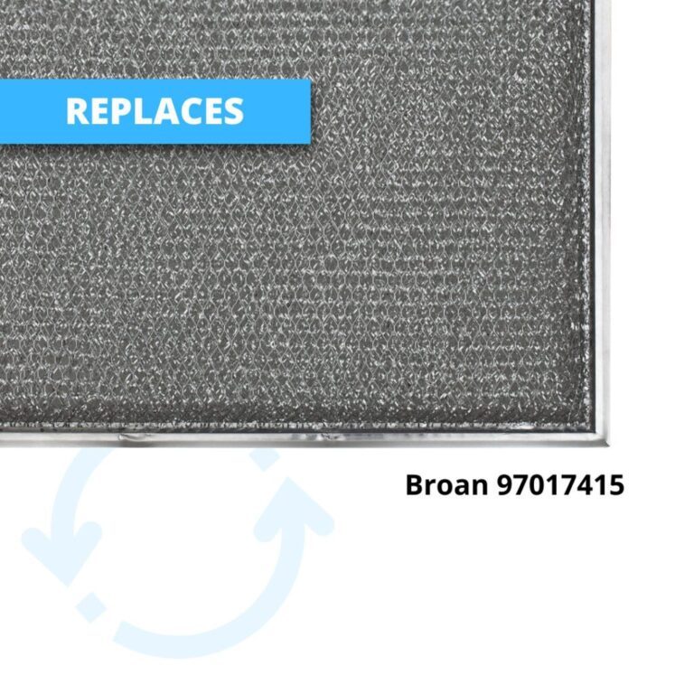 2-Pack Broan 97017415 Aluminum Mesh Grease Filters, 13-13/16×14-3/32×3/8