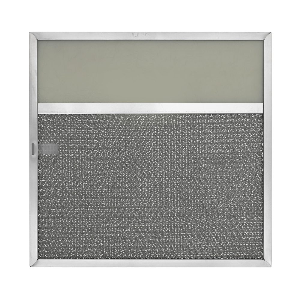 Range Hood Filters Inc - RLF1119 Aluminum Grease Filter with Light Lens for Ducted Range Hood | 4″ Lens | with Pull Tab - RLF1101_56-1.jpg
