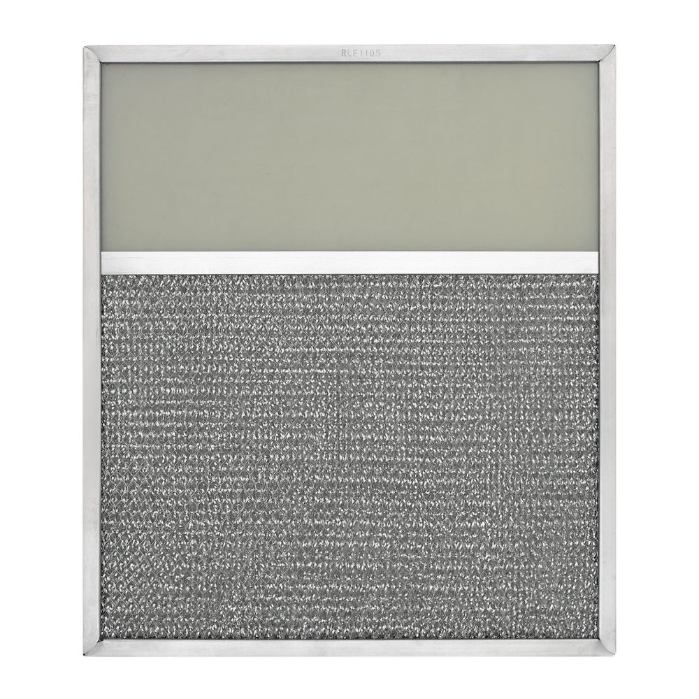 Range Hood Filters Inc - Nutone 21883-000 Aluminum Grease Range Hood Filter Replacement - RLF1105_Aluminum_Mesh_Grease_Filter_Light_Lens_Range_Hood.jpg