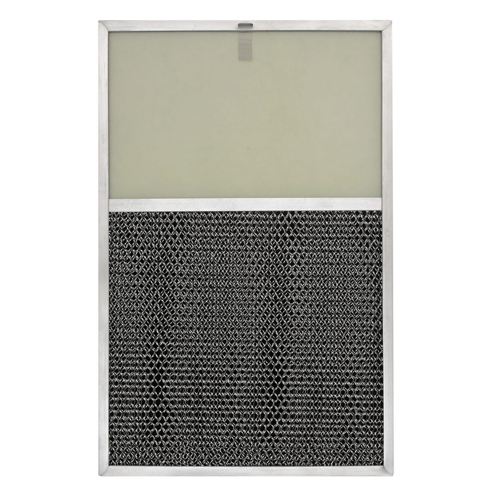 Range Hood Filters Inc - Gaffers Sattler 10-6017 Aluminum Grease Range Hood Filter Replacement - RLP1101_Front_Aluminum_Carbon_Grease_Odor_Filter_Light_Lens_Range_Hood_Microwave_Oven.jpg