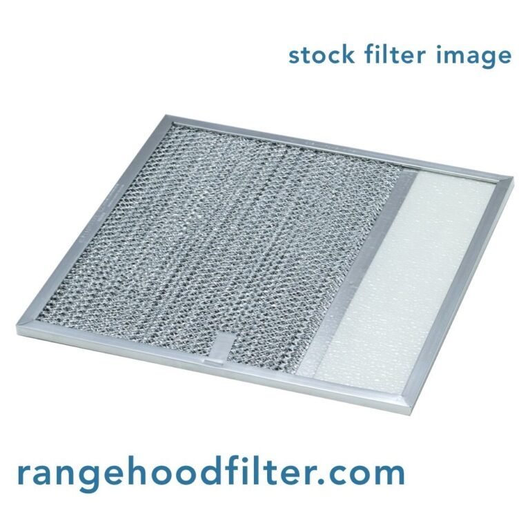 RLP1201 Aluminum/Carbon Grease and Odor Filter with Light Lens for Non-Ducted Range Hood | 4″ Lens