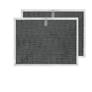 2-Pack Broan S99010310 Combination Aluminum Mesh and Carbon Grease and Odor Range Hood Filters