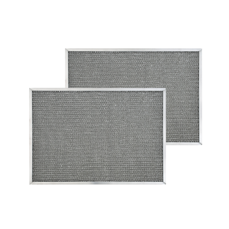 2-Pack Replaces Whirlpool 838H PT10, Aluminum Mesh Grease Filters, 11-1/2×17-1/4×3/8